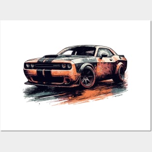 Dodge Challenger Posters and Art